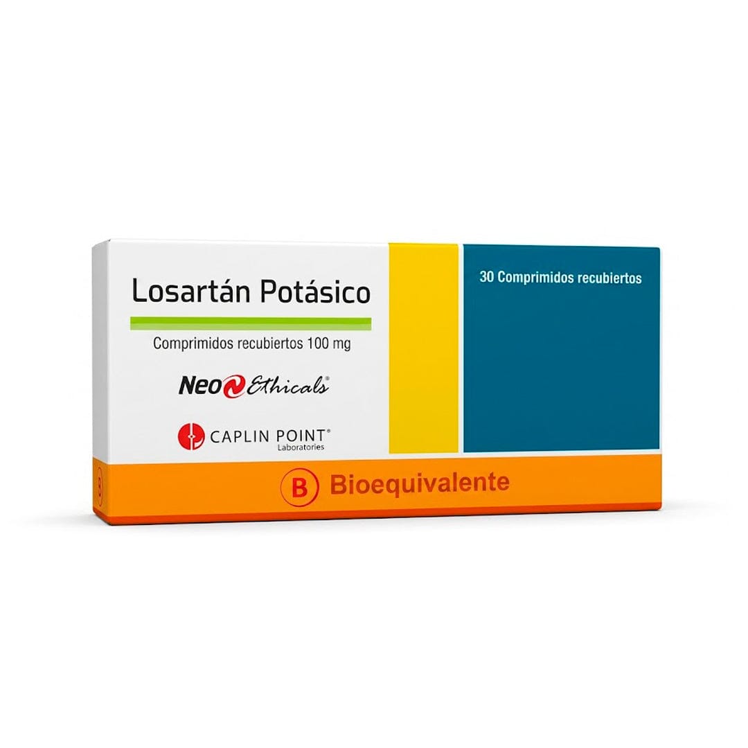 Losartán Potásico 100 mg x 30 Comprimidos "LEY CENABAST" Neoethicals